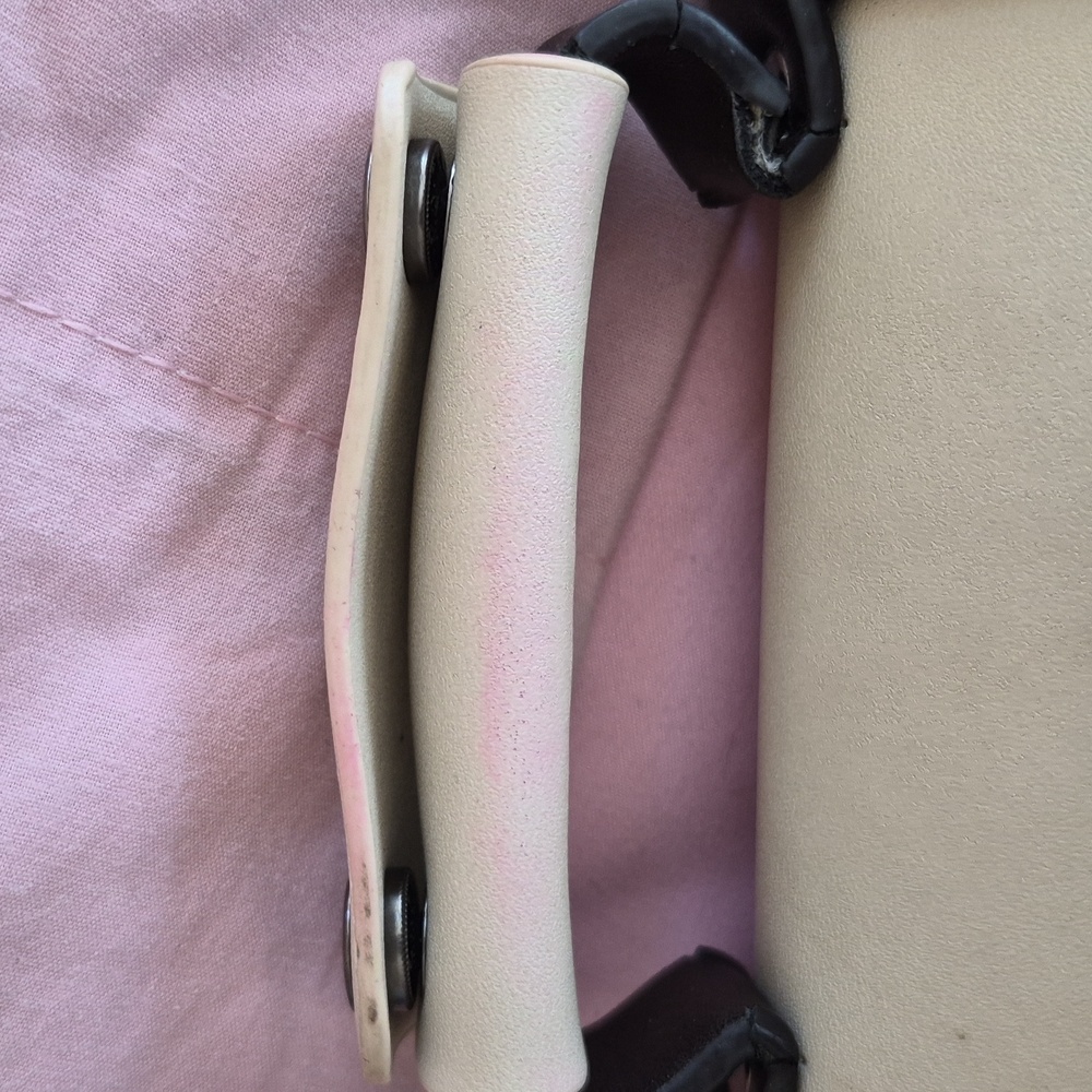 Pixie Mood Steph Vegan Leather beige/red Top Handle Boxy Crossbody Shoulder Bag - Picture 16 of 16